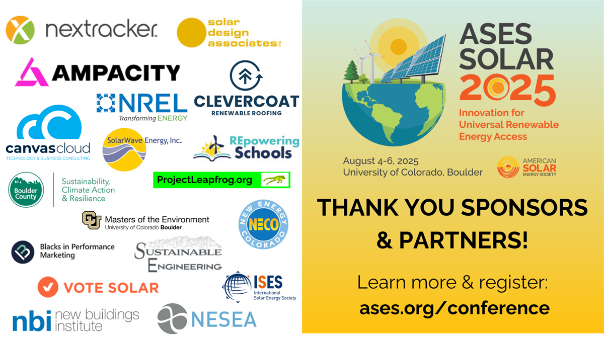 Thank You to Our SOLAR 2025 Sponsors and Partners! | Everything Solar Forum