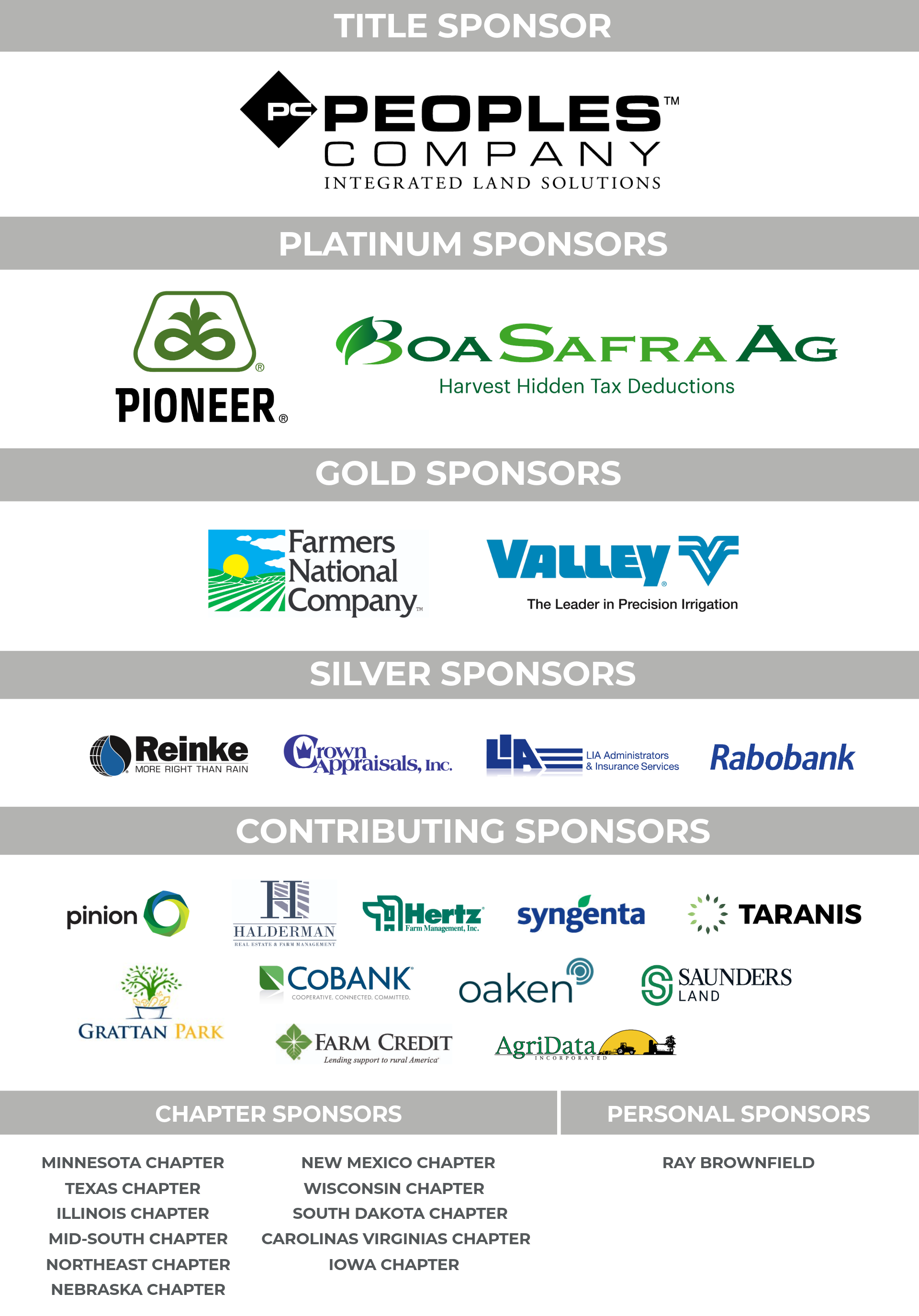 Annual Conference Sponsors 908