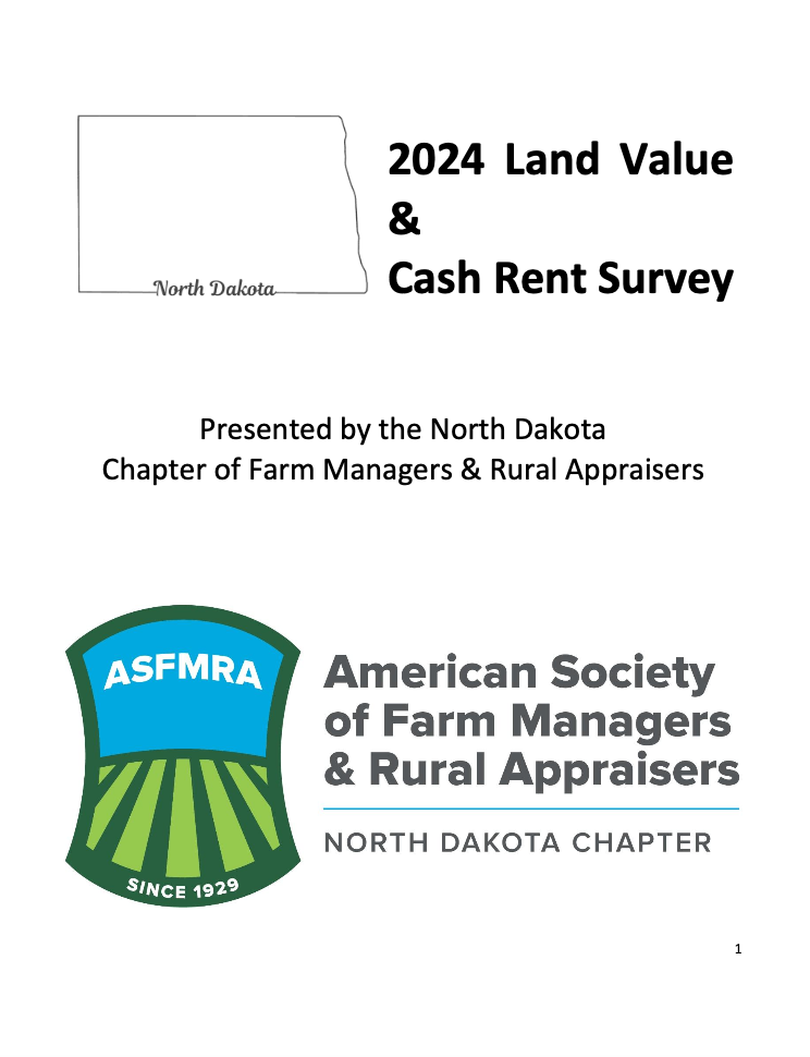 2024 ND Land Value & Cash Rent Survey