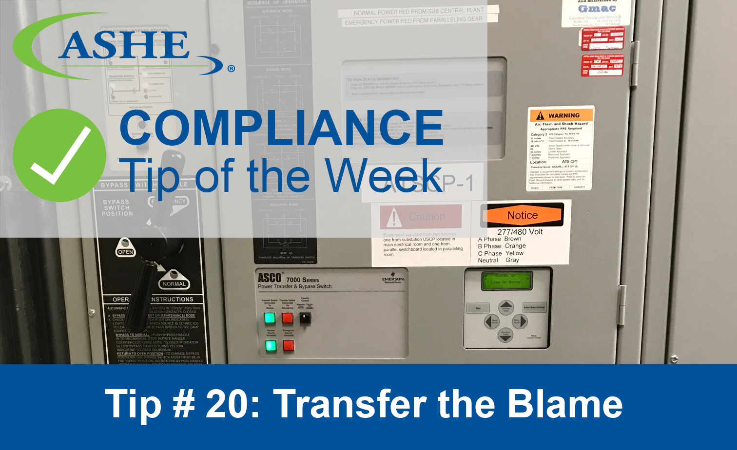 ASHE Compliance Tips