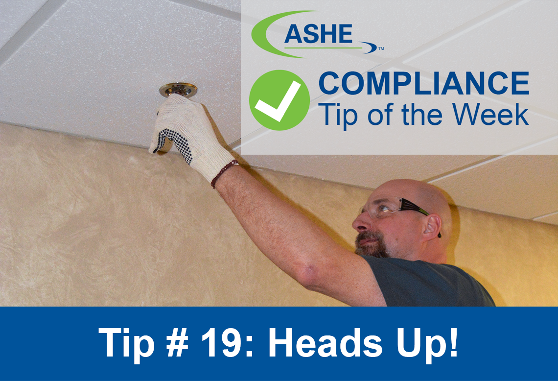 ASHE Compliance Tip