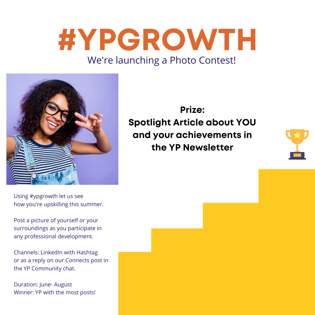 Young Professional encouraging members to participate in Photo contest