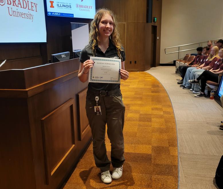 Karina Davis - 2025 Central IL ASM Scholarship