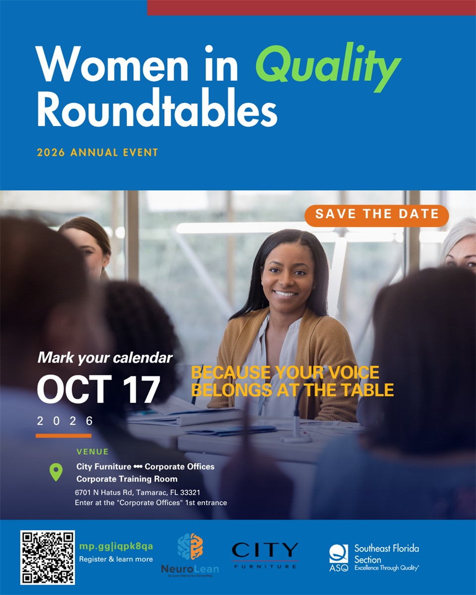 Women in Quality Roundtable 2026