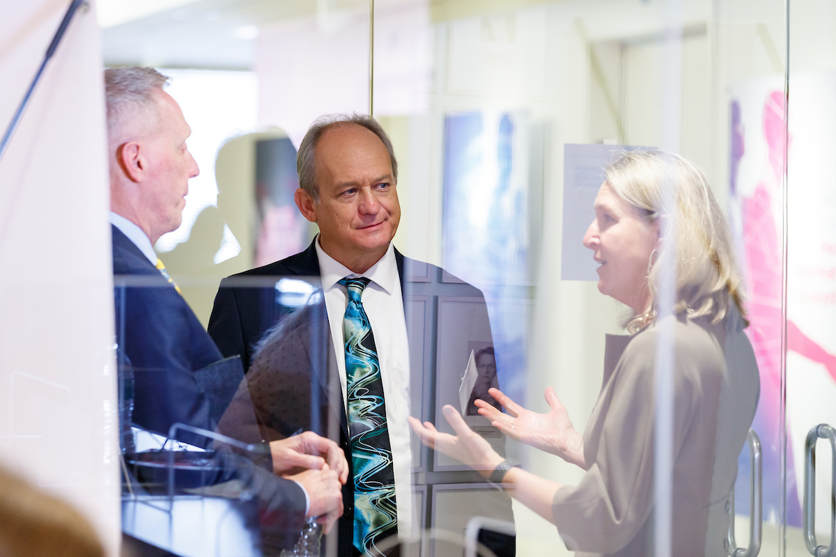 Association Forum members connecting during a gathering
