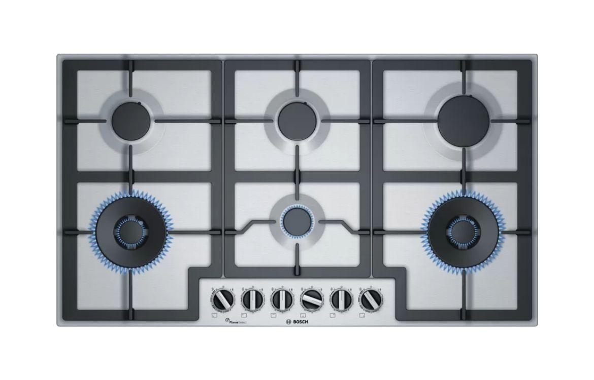 Serie | 6 Gas cooktop 90cm  Stainless steel PCT9A5B90A