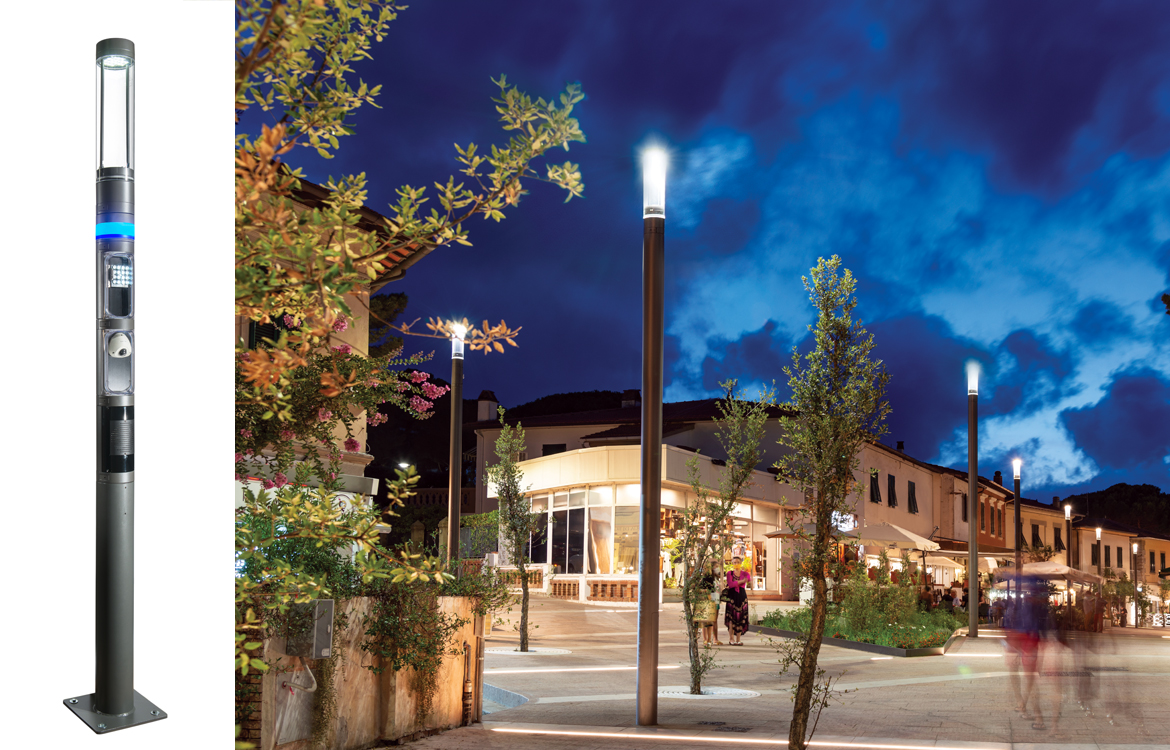 SHUFFLE – Advanced smart city lighting pole