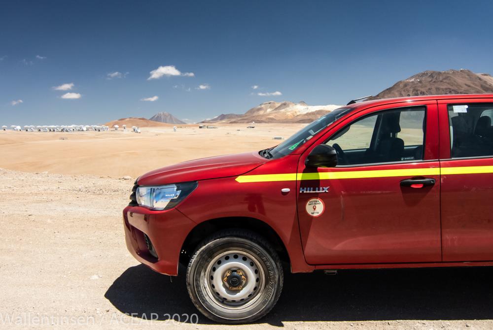 ALMA is small compared to the mighty Andes