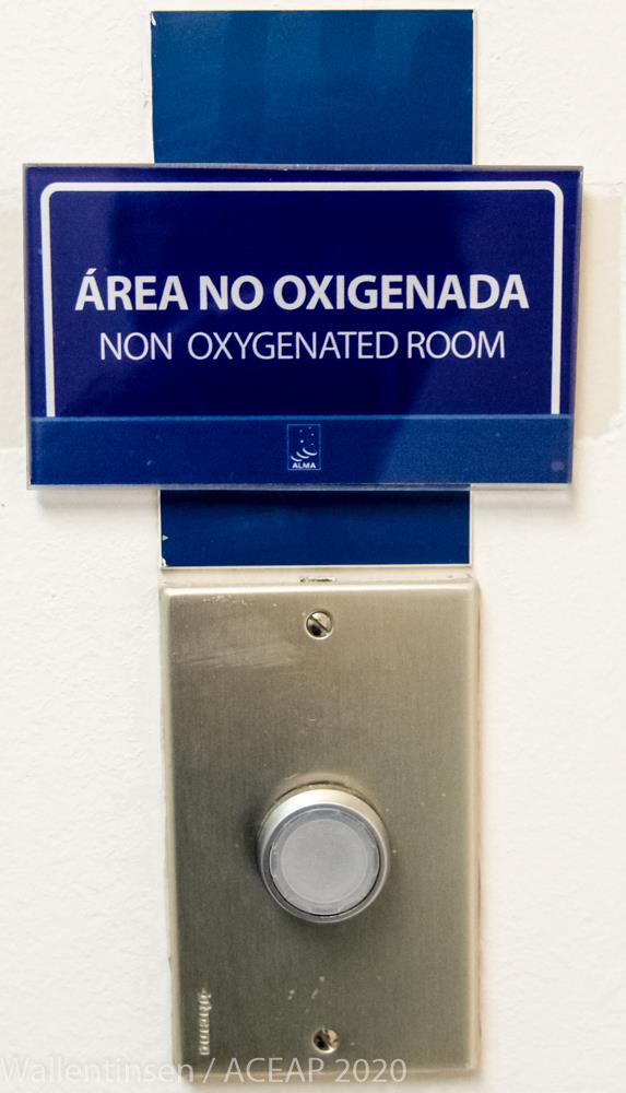 Area not oxygenated, ALMA correlator