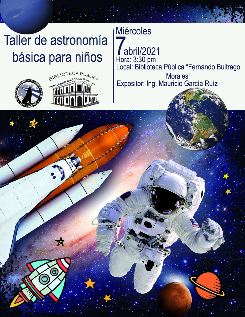 Invitación taller de astronomía