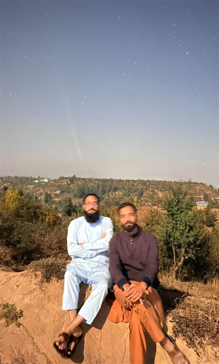 A3 Comet in our background