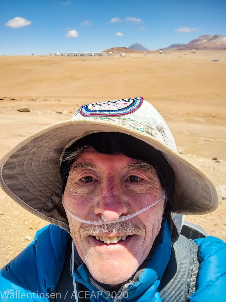 Personal protective equipment shields me in a harsh environment