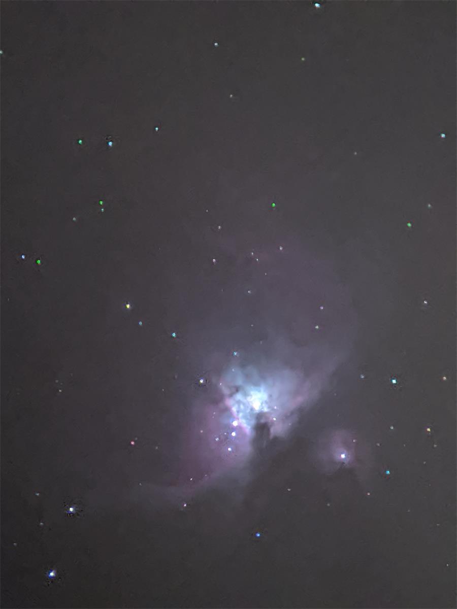 Orion Nebula, Sigle shot, 10