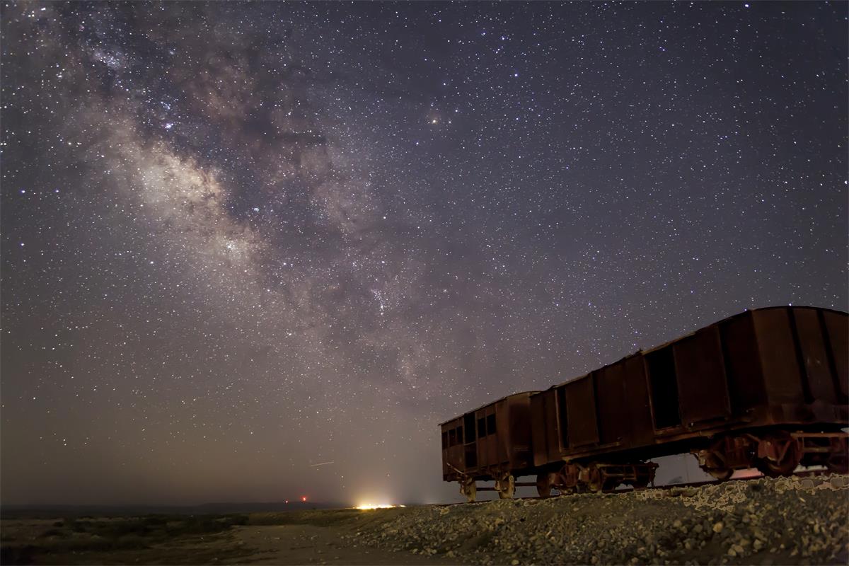 Milkyway near Nitzana old Railway  (Near the border between Egypt and Israel)  