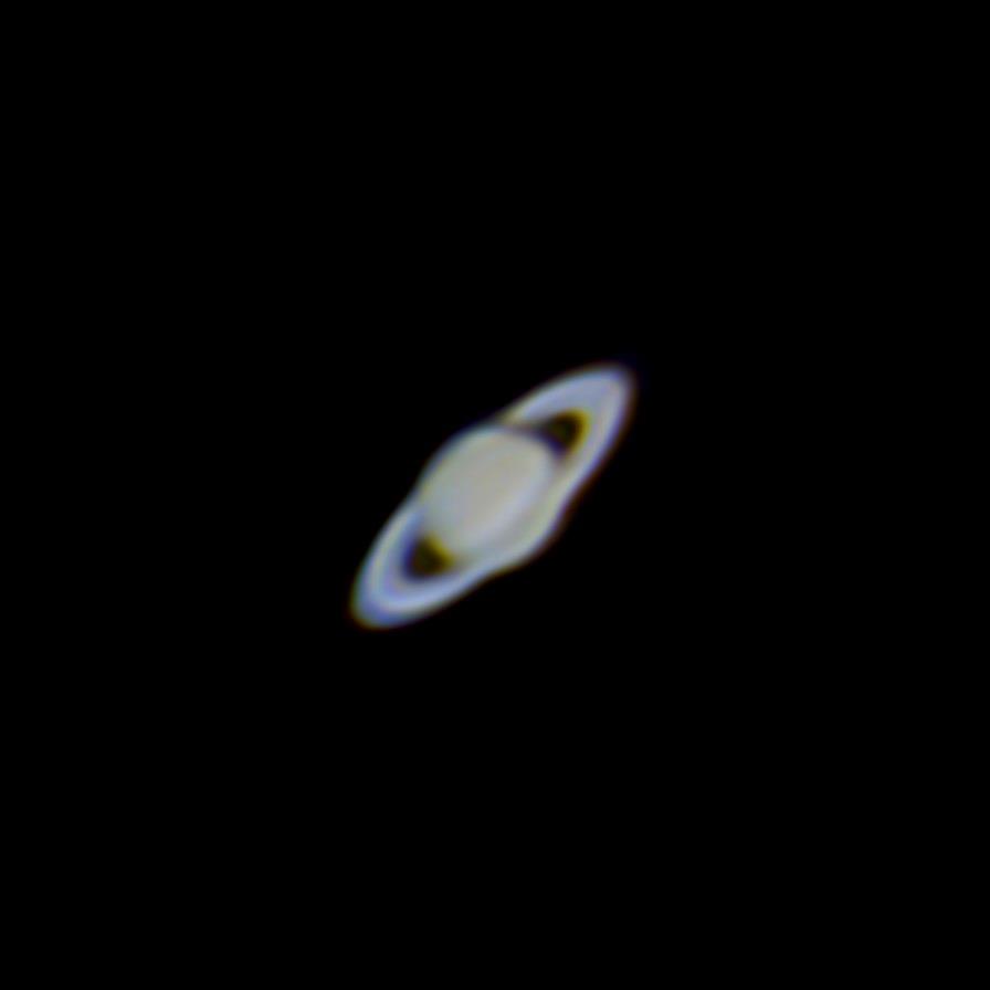 Saturn. Image from video taken with Smartphone mounted on NeXYZ adapter