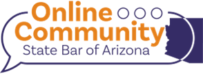 State Bar of Arizona logo. This will take you to the homepage