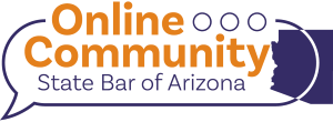 State Bar of Arizona Old logo. This will take you to the homepage