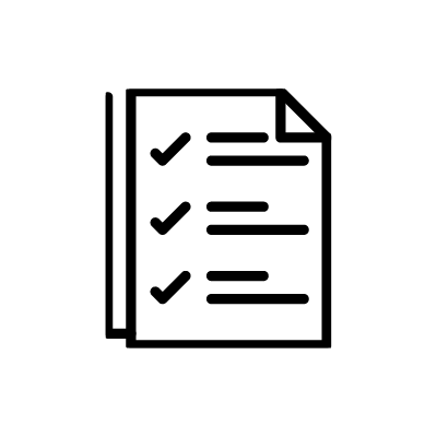 Notebook Icon Representing Program and Schedule