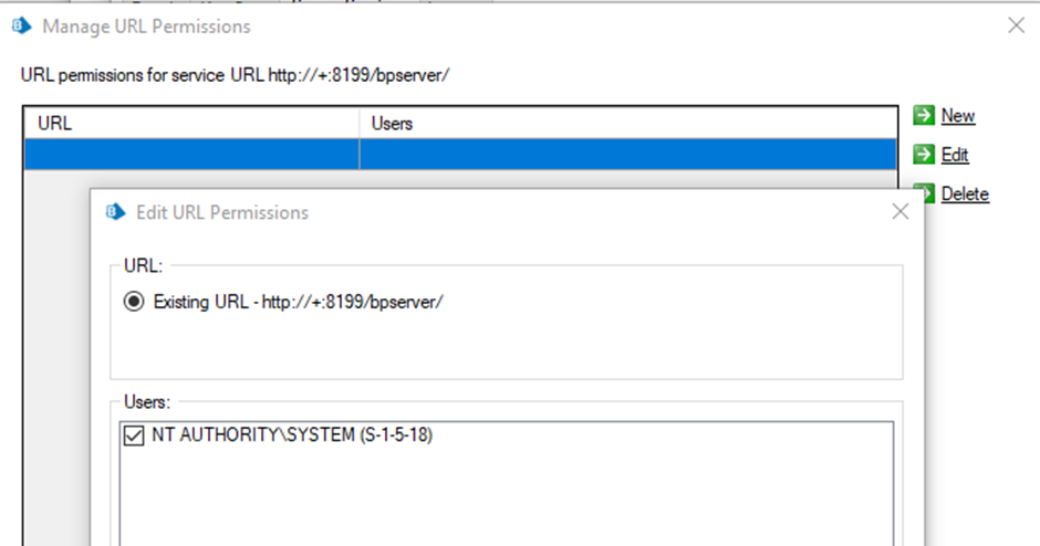 No Endpoint listening | Blue Prism Product