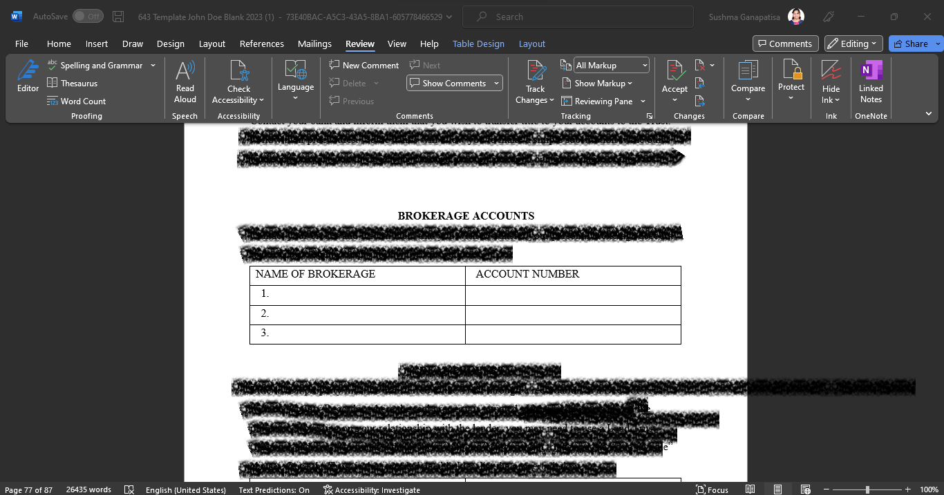 How to Add Table in between the page or Update Available Table In MS Word Blue Prism Product