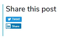 Share on Twiter/LinkedIn
