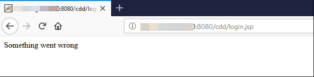 FireFox CDD login error