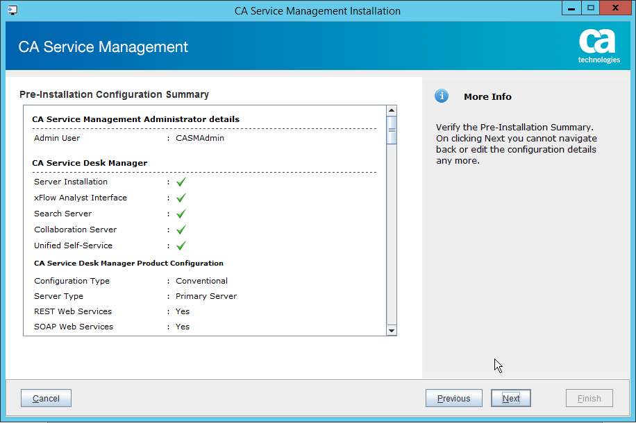 CA Service Management Enterprise Software