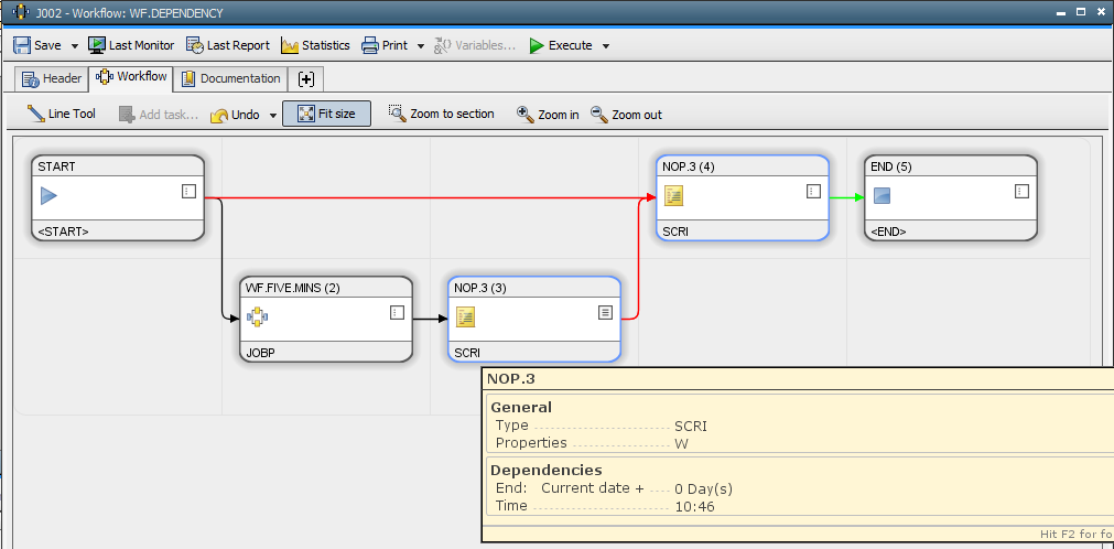 Example workflow - latest dependency