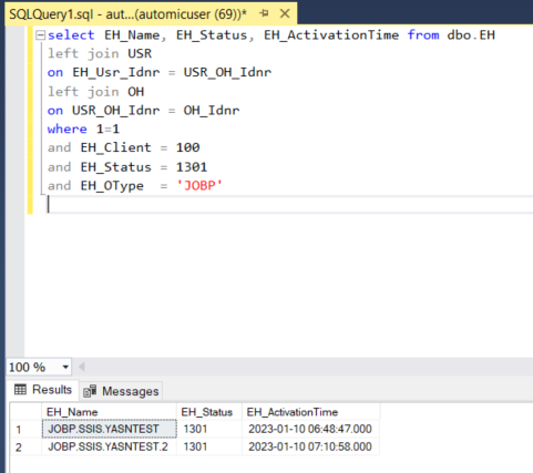 Canceling the Status 'Waiting for user input' | Automic Workload Automation