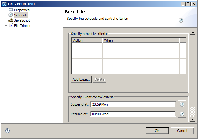 File Trigger Event - trying to use suspend and resume too | ESP dSeries ...
