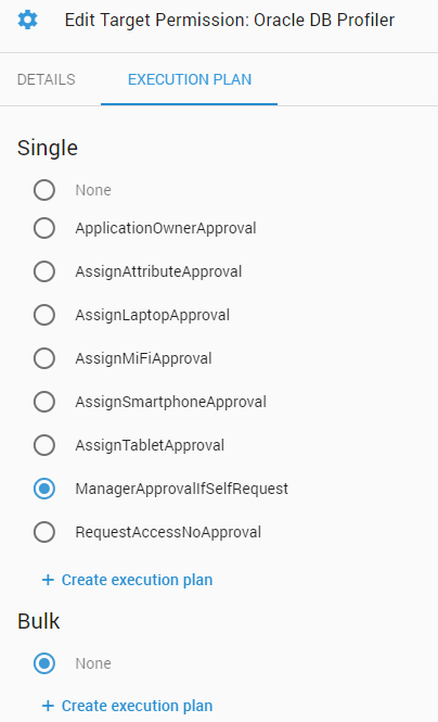 Execution Plan for ProvRole Target Permission