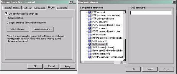 Figure 4: Entering a Windows Username in NessusWX.