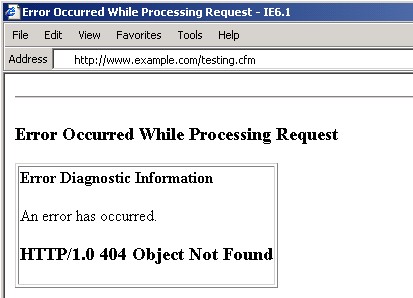 ColdFusion 404 error page