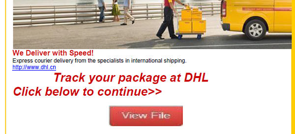 Fake DHL Phishing