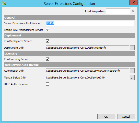 Server Extensions Configuration