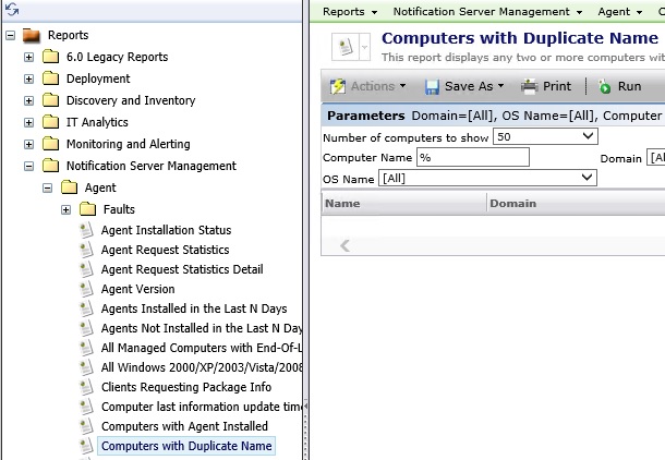 Altiris 7.5 Remove Computer Duplicate SQL query | IT Management Suite