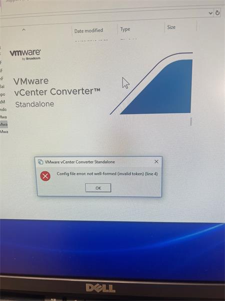 When VMware converter runs.