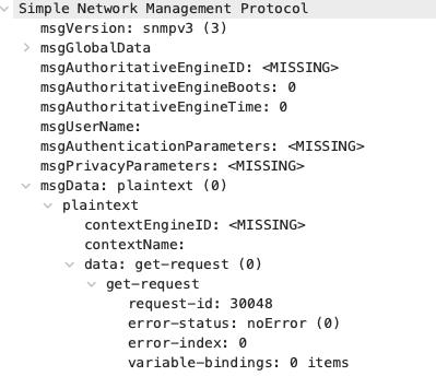 router get-request to nms