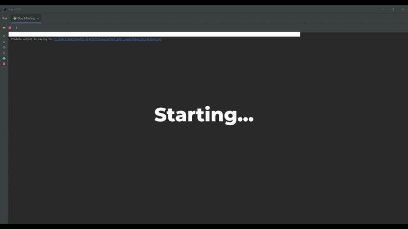 Gif showing the automated process of validation