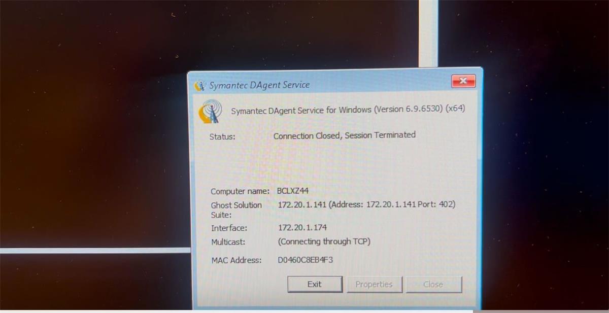 GhostServer-Connection-Closed-Session-Teminated