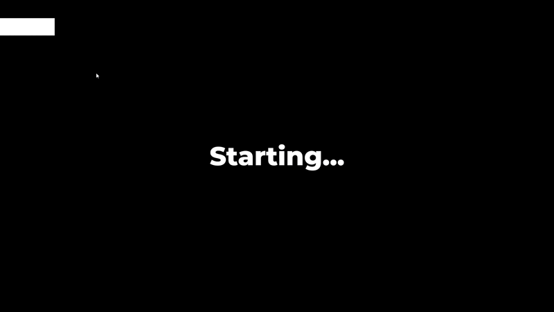Gif showing the manual process of validation