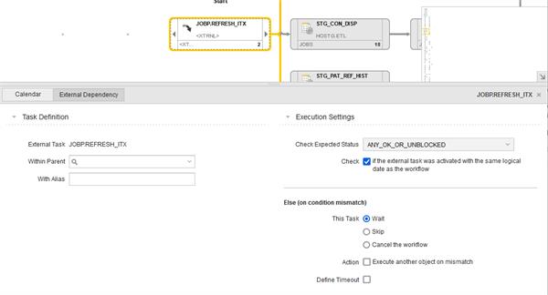 External dependency: Execution Settings - same logical date | Automic ...
