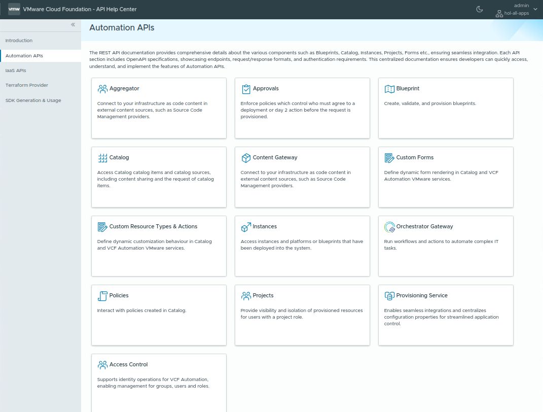 Automation APIs Available in All Apps Org