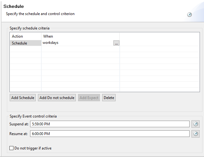 Suspend/Resume with multiple criteria | ESP dSeries Workload Automation