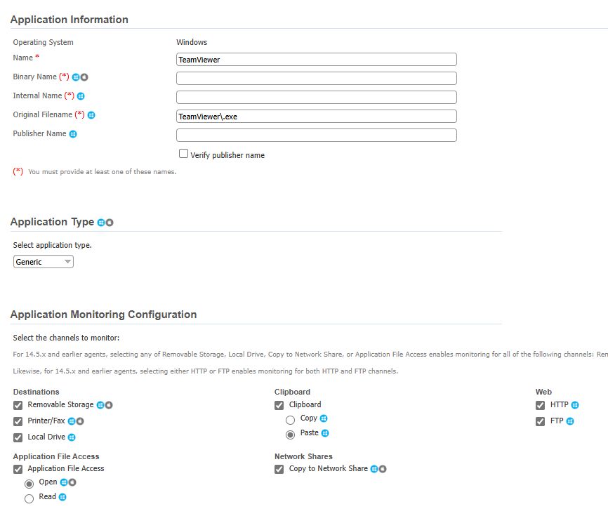 teamviewer global app config