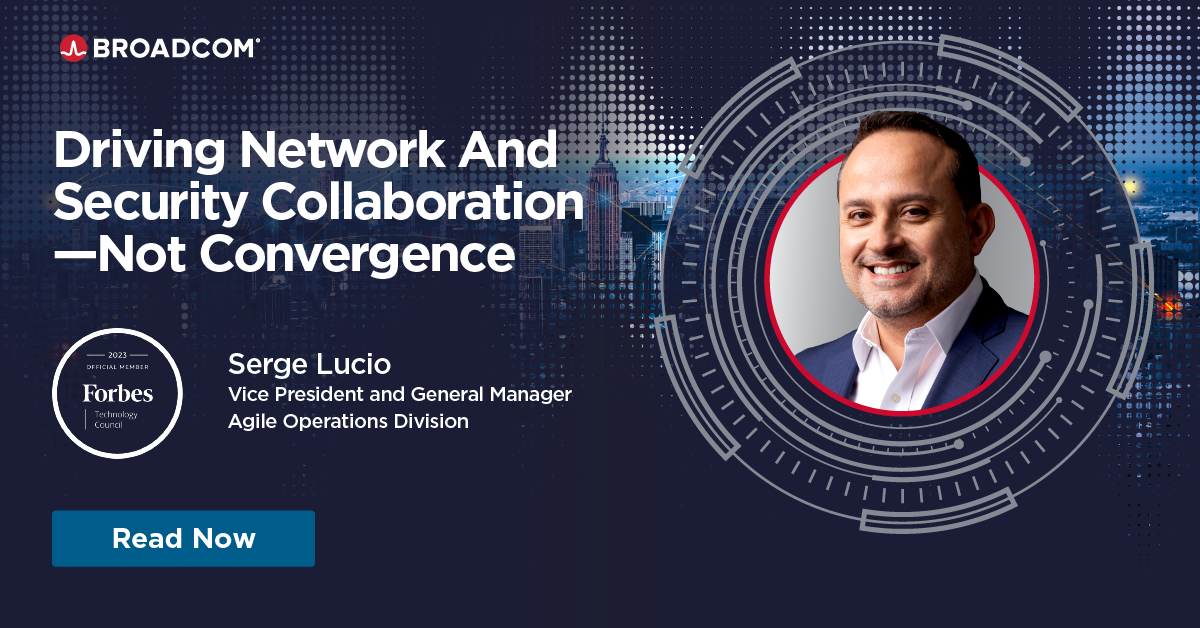 Broadcom VP and GM of Agile Operations Division, Serge Lucio, explains how to harmonize processes and practices in this piece for Forbes Technology Council.