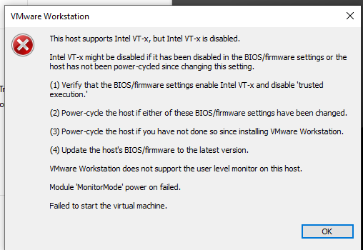 VM esxi workstation