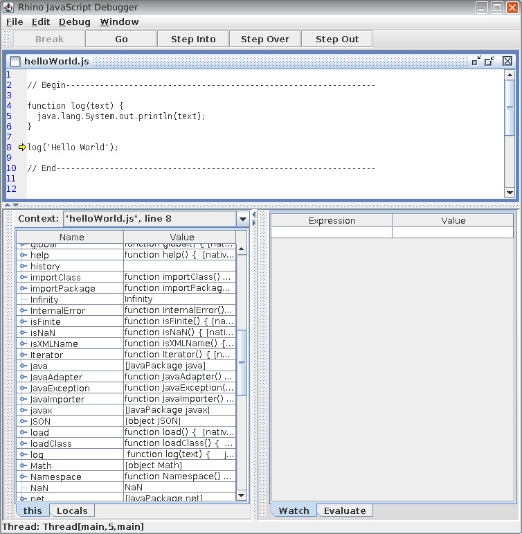 rhinoEngineLinuxDebugger.jpg