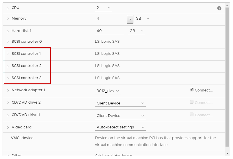 Unable to add SCSI Controllers Automation