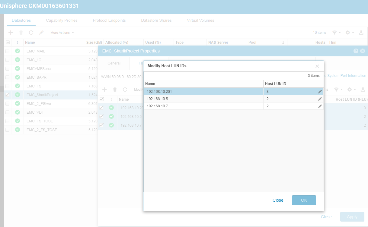 how to increase disk DGC Fibre Channel Disk VMware vSphere